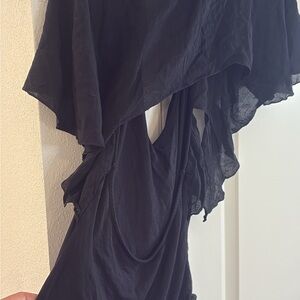 Free People Black Bodysuit